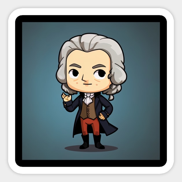 Immanuel Kant Sticker by ComicsFactory